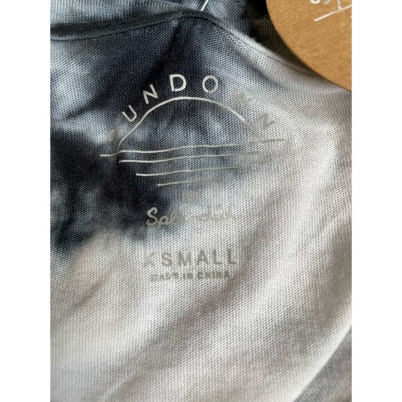 Splendid Tie Dye Cropped T Shirt with Hair Scrunchie X SMALL (3666) - Picture 6 of 7